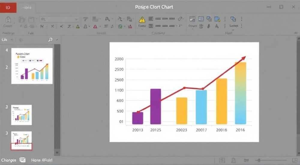 Как поменять цвет диаграммы в powerpoint
