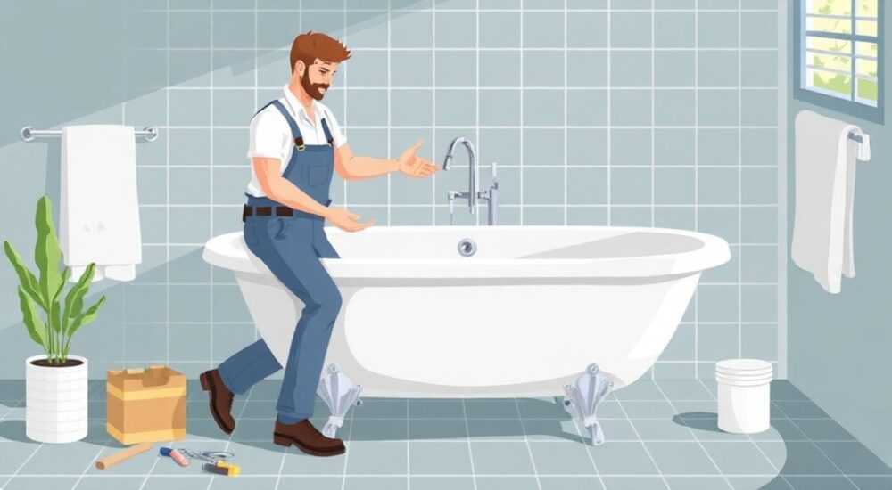Как поменять ванну своими руками
