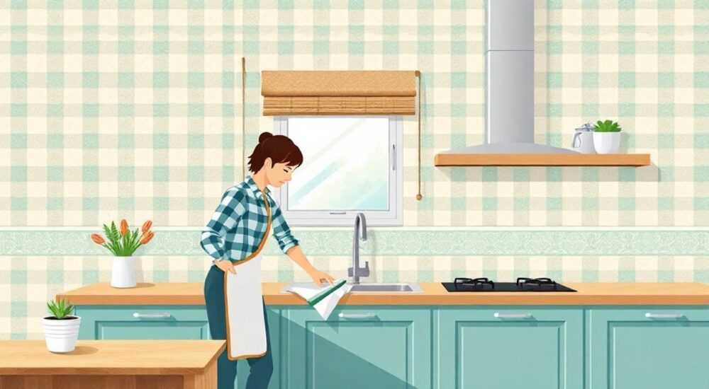 Как помыть флизелиновые обои на кухне от копоти и жира народными средствами