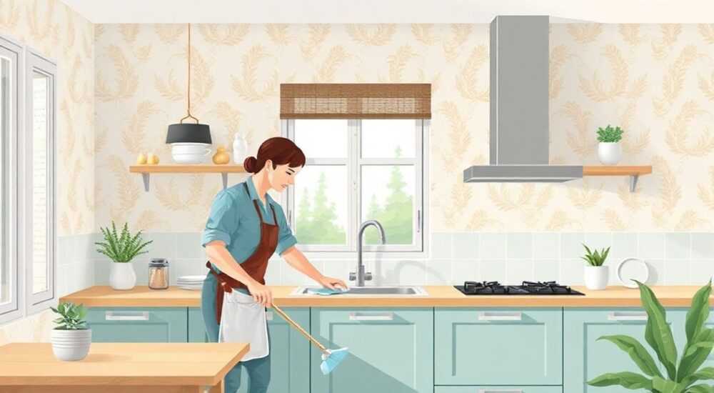 Как помыть моющие обои в домашних условиях на кухне