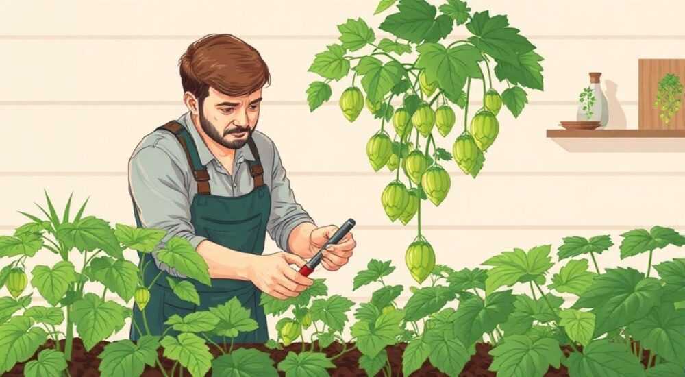 Как посадить хмель на даче