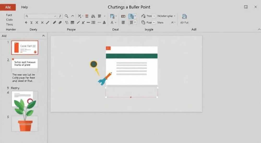 Как поставить точку перед текстом в powerpoint