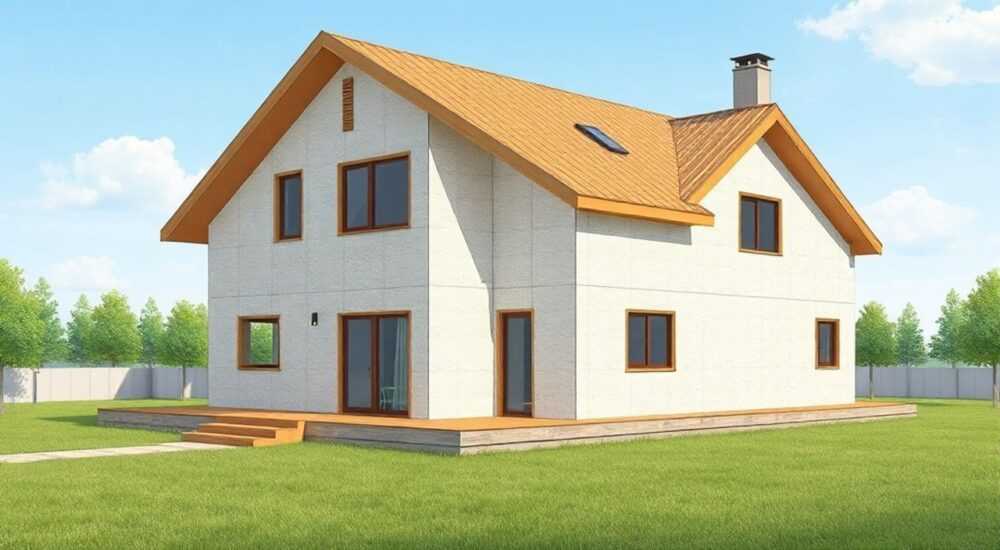 Как построить дом сэндвич панели стеновые