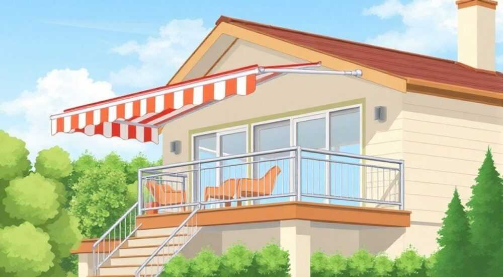 Как повесить карниз на скошенную крышу веранды