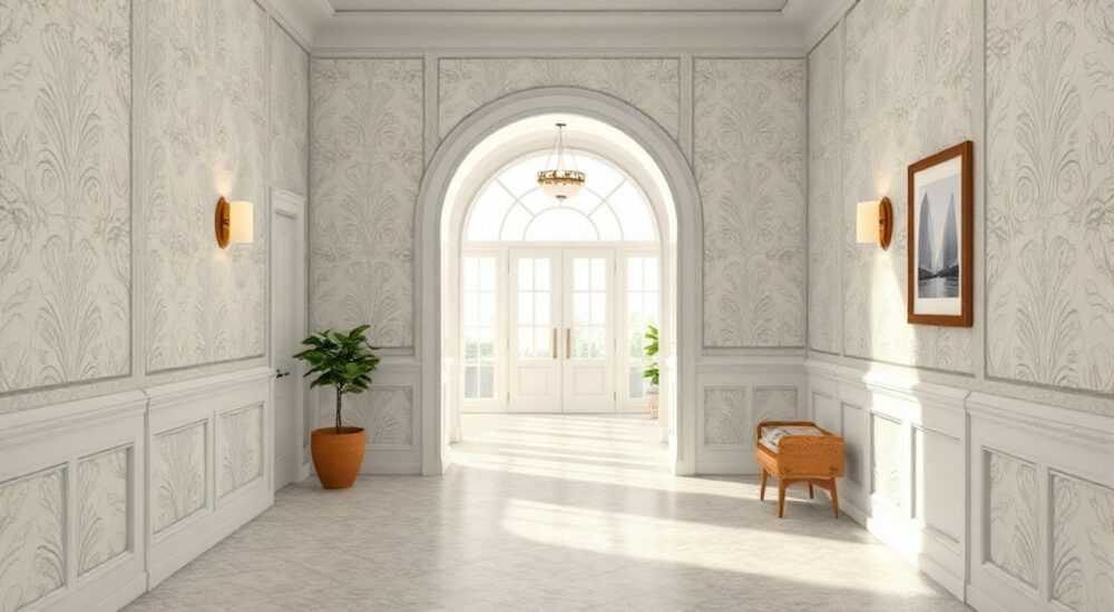 Как правильно клеить обои откуда начинать в коридоре с аркой