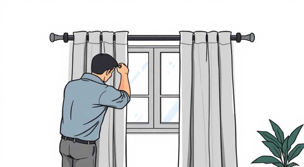 Как правильно собрать карниз для штор двухрядный