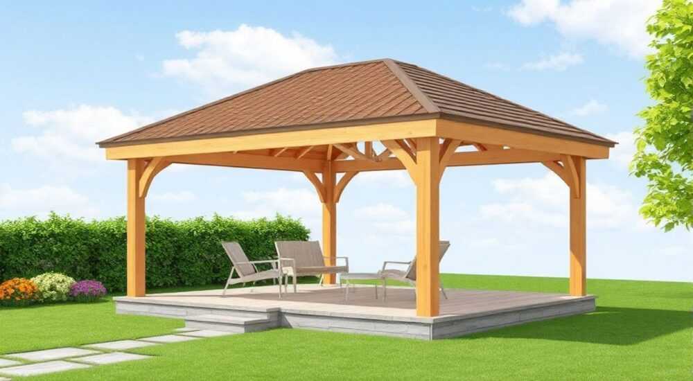 Как правильно стелить мягкую черепицу на беседку