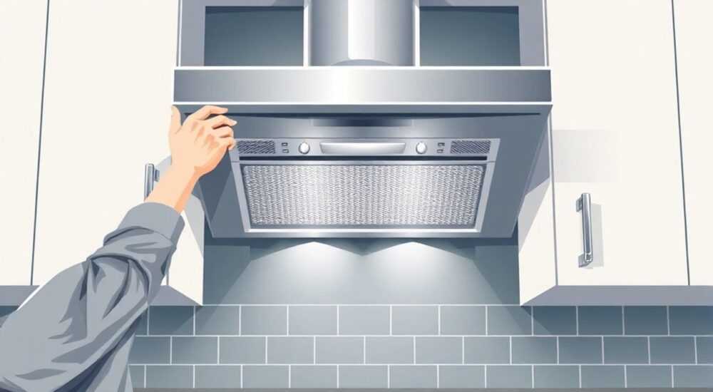 Как правильно установить вентиляционную решетку на кухне под вытяжку
