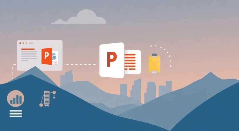 как презентацию с powerpoint перенести на флешку