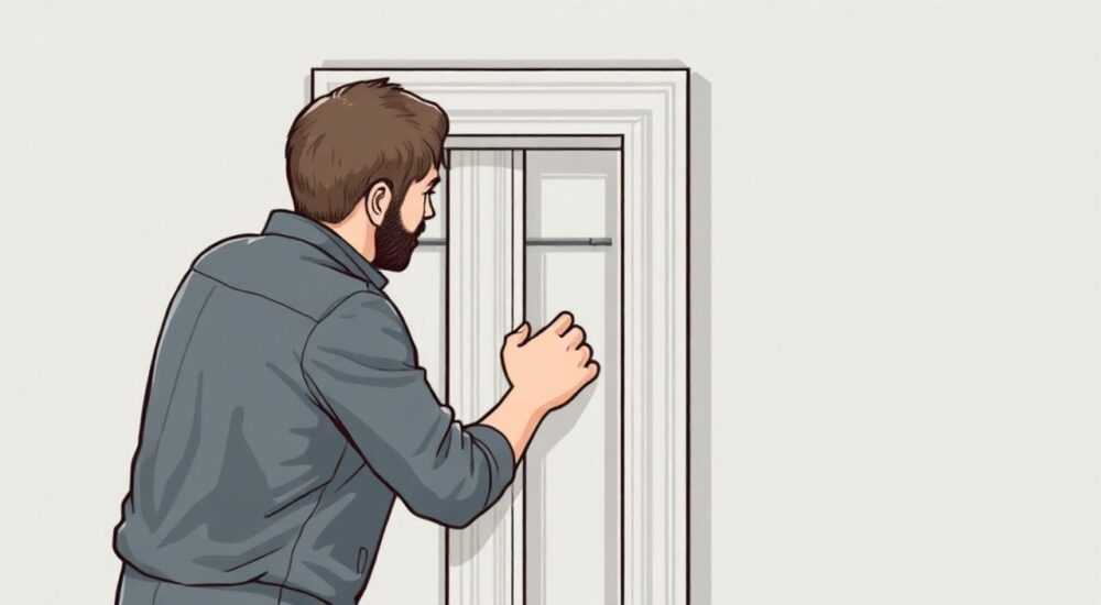 Как прикрепить наличник на дверь без гвоздей
