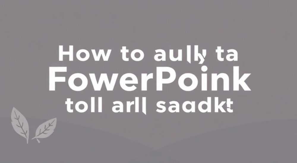 Как применить шрифт ко всем слайдам в powerpoint