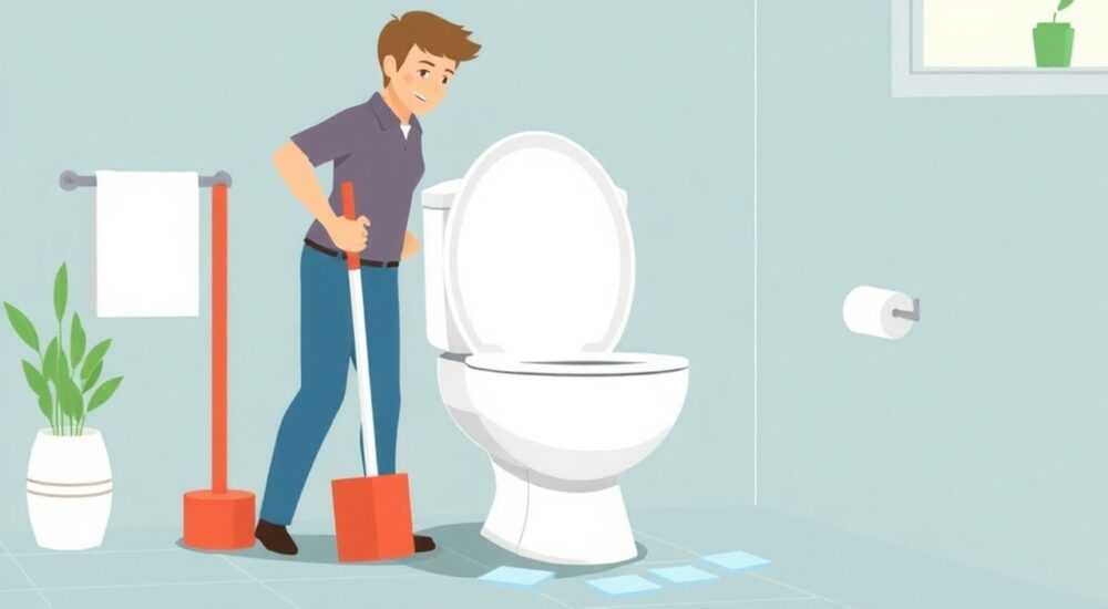 Как пробить унитаз вантузом в домашних условиях
