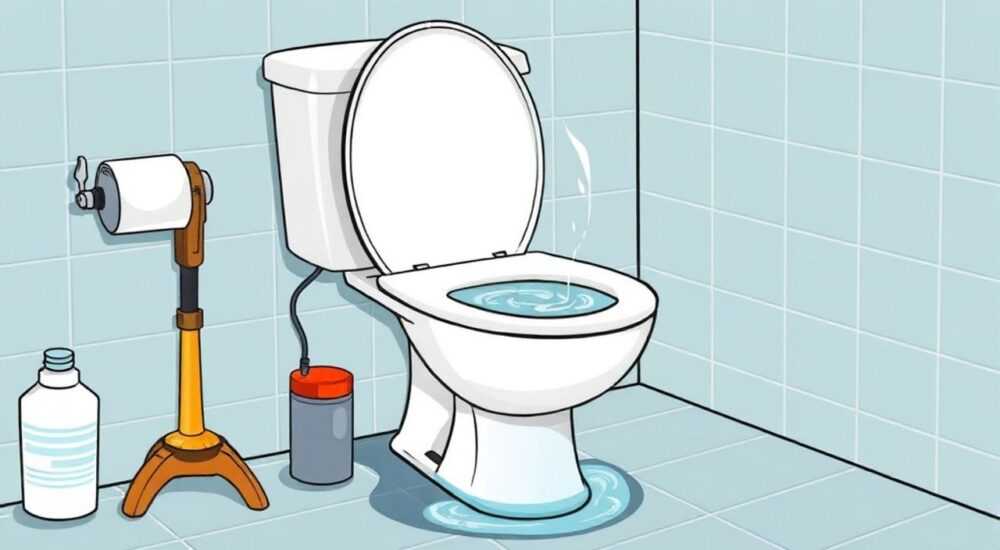 Как пробить засор в унитазе