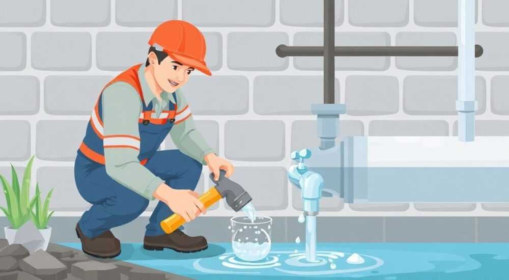 Как прочистить трубу подачи воды