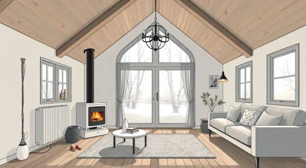Как провести отопление на даче