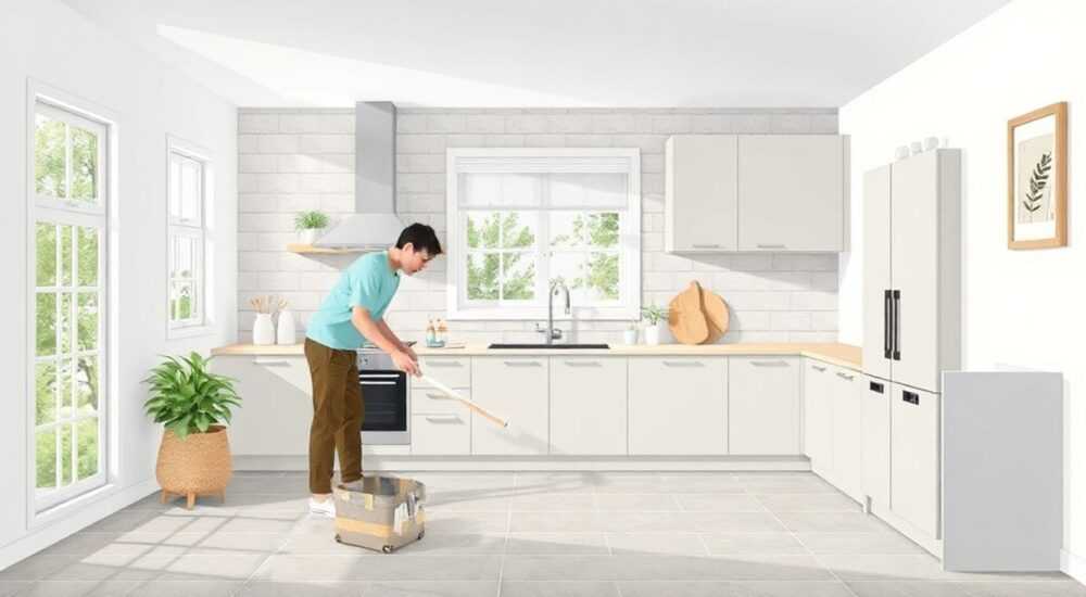 Как рассчитать количество клея для плитки на кухне
