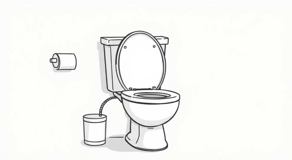 Как рисуется унитаз