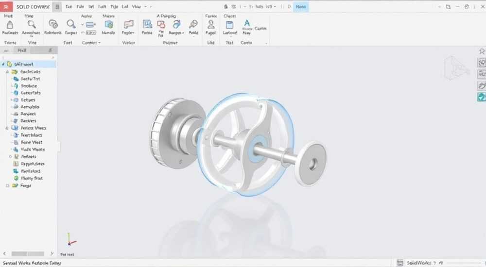 Как сборку объединить в одну деталь в solidworks