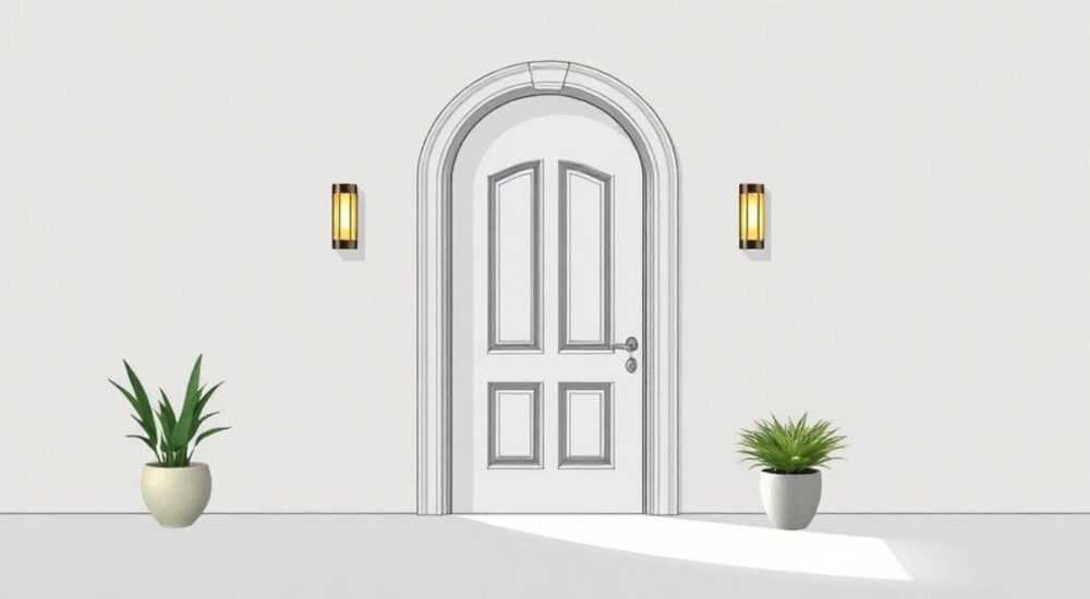 Как сделать дверь в sketchup