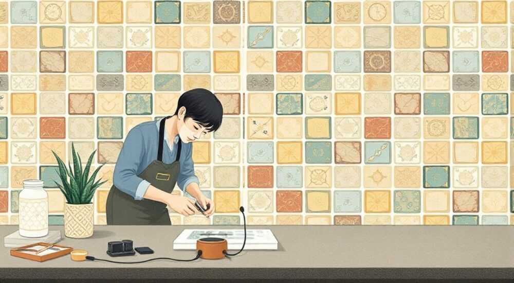 Как сделать из битой плитки декоративные плиты