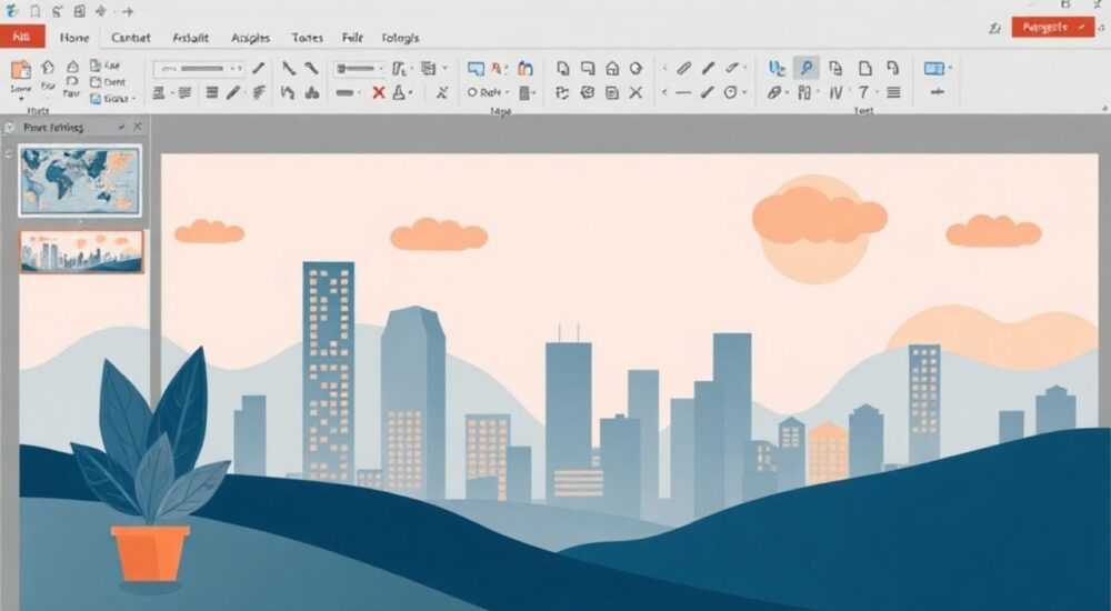 Как сделать изображение фоном в powerpoint