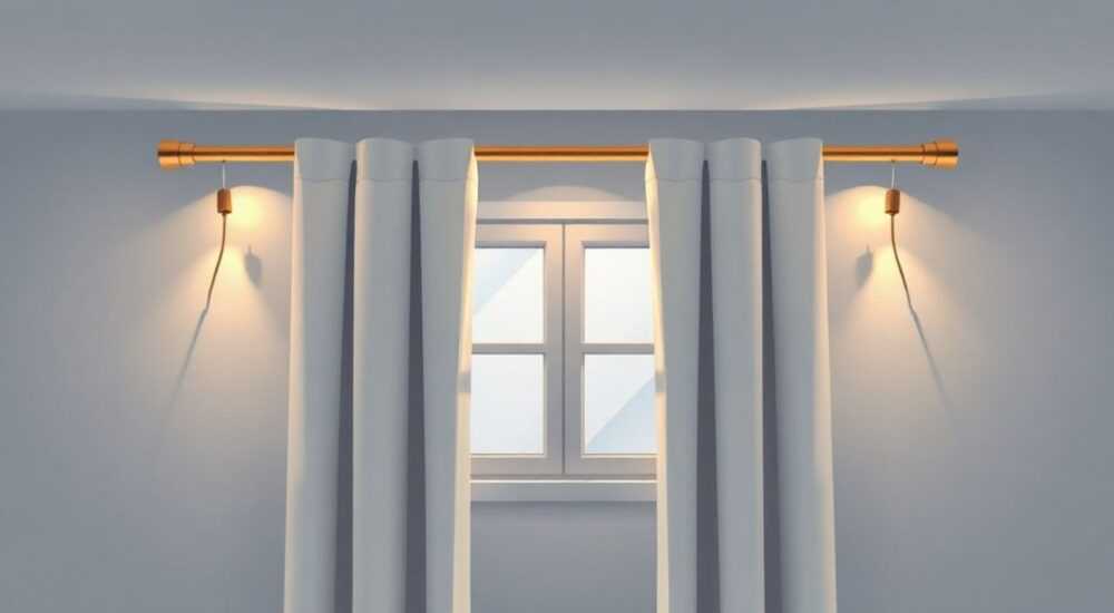 Как сделать карниз для штор из гипсокартона с подсветкой