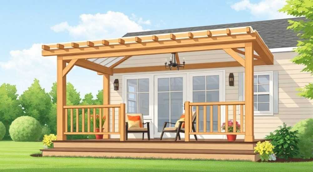 Как сделать карниз для веранды на дачу