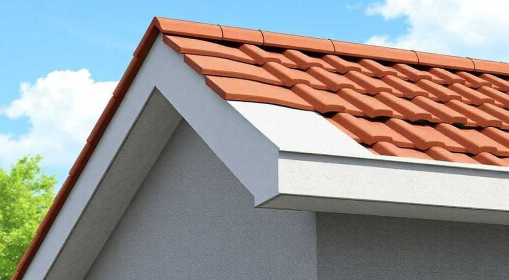 Как сделать карниз крыши дома из газоблока