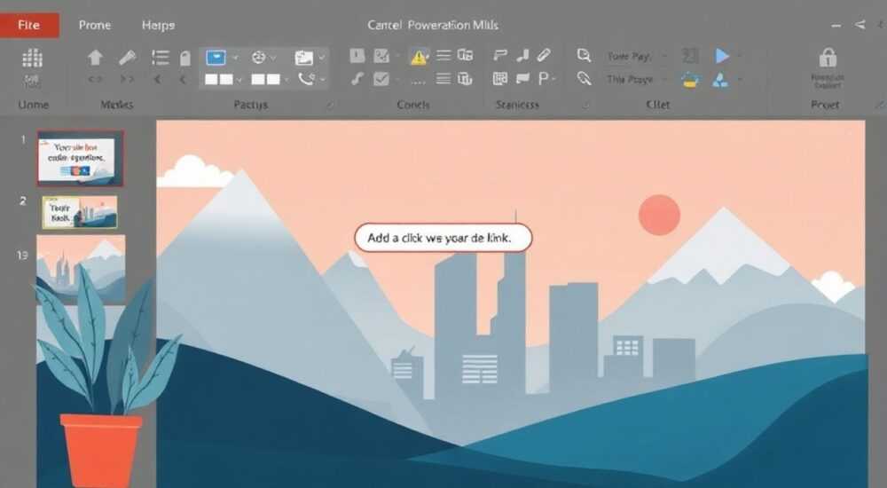 Как сделать кликабельную ссылку в презентации powerpoint