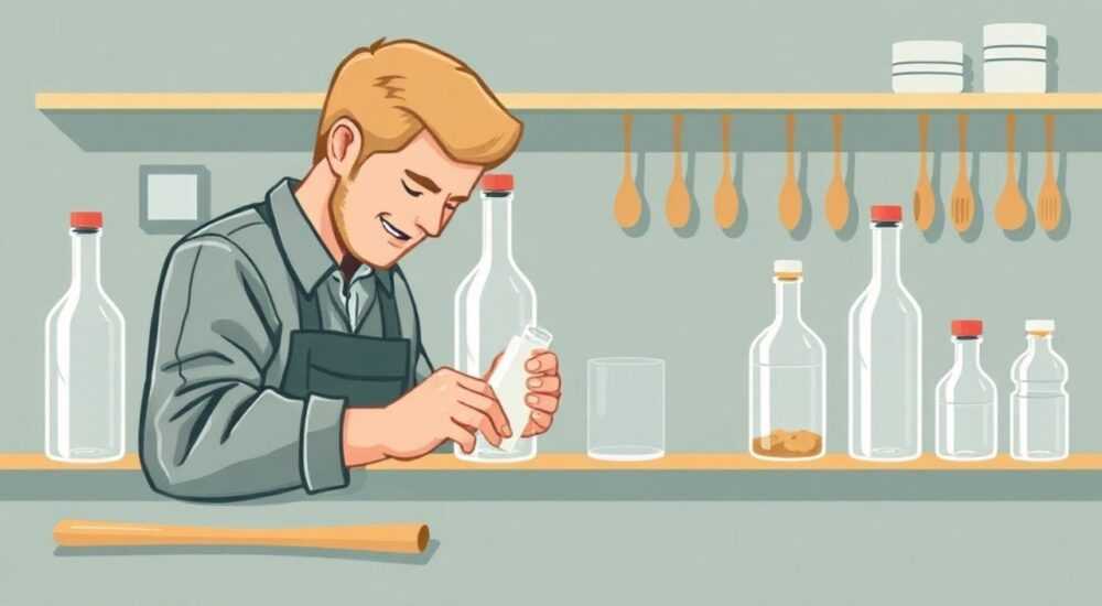 Как сделать лепнину на бутылке