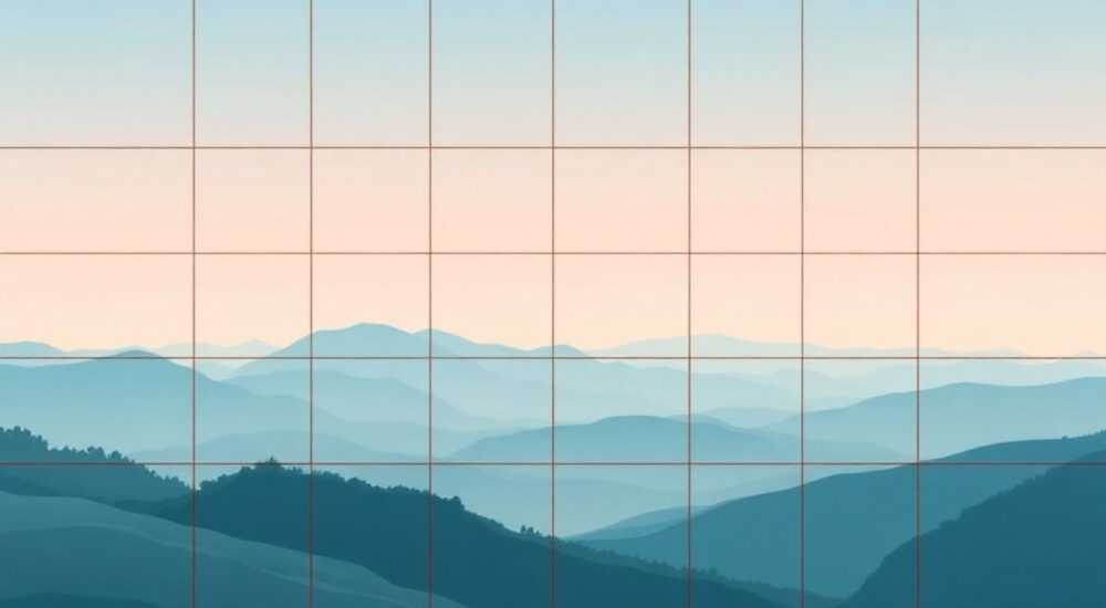 Как сделать сетку в фотошопе для выравнивания
