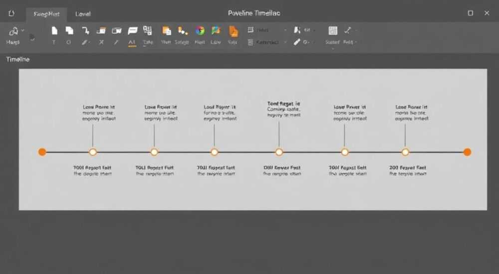Как сделать таймлайн в powerpoint