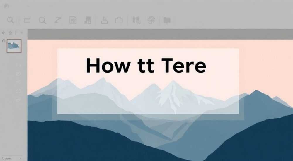 как сделать текст поверх картинки в powerpoint