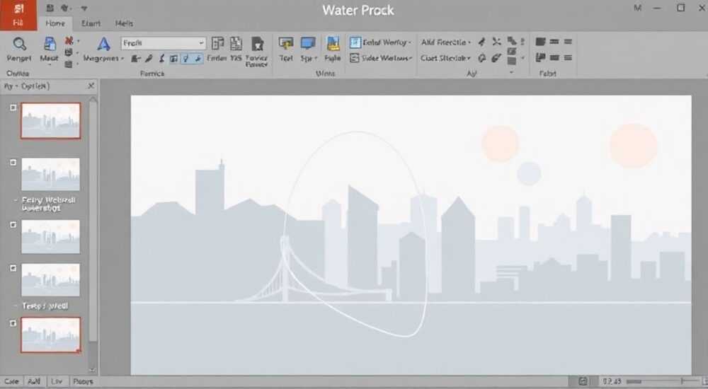 Как сделать водяной знак в презентации powerpoint