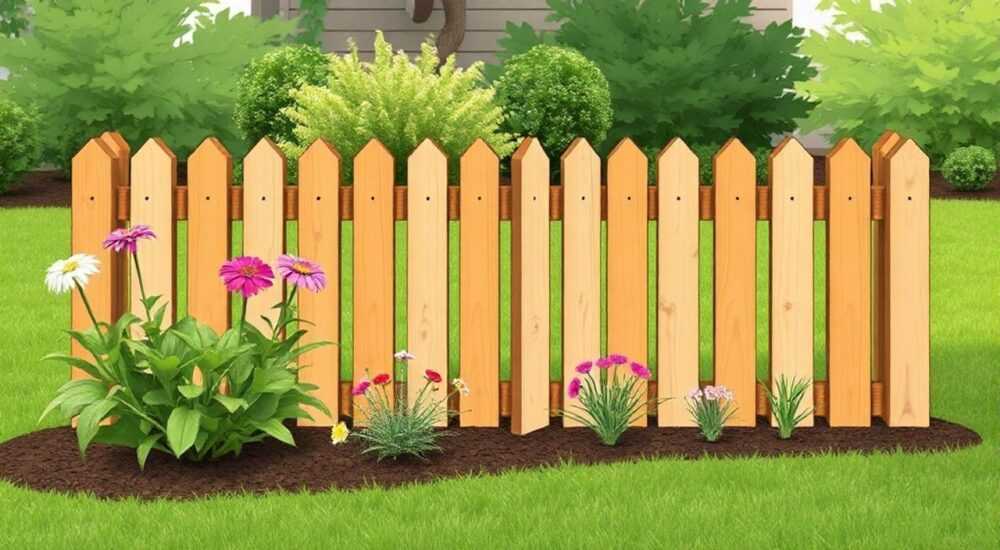 Как сделать заборчик из вагонки для клумбы