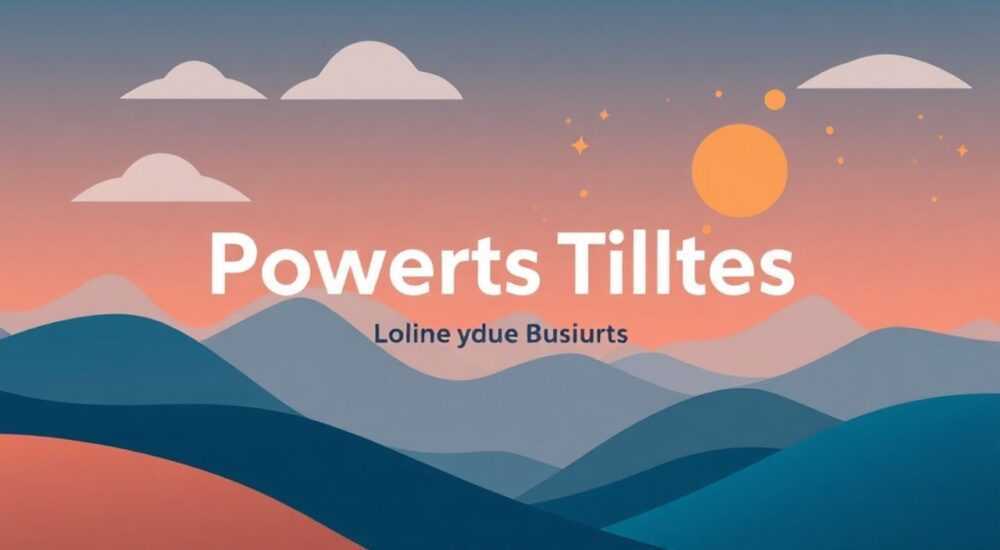 как сделать заголовок в повер поинт