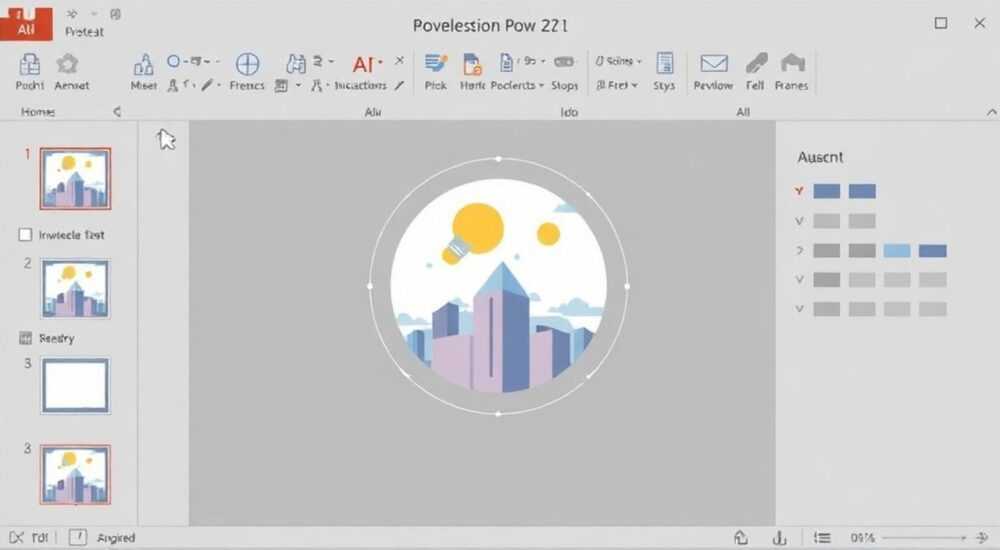 Как скруглить изображение в powerpoint