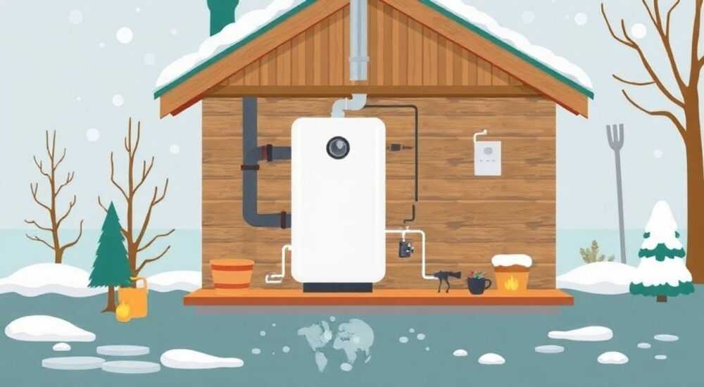 Как слить воду из бойлера на зиму на даче