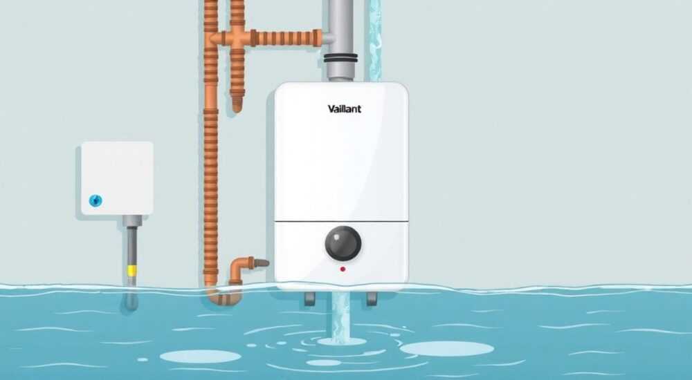 Как слить воду с котла vaillant