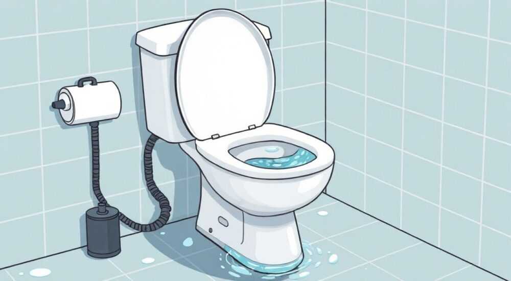 Как слить воду с унитаза полностью