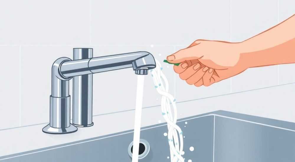 Как снять гибкую подводку со смесителя grohe