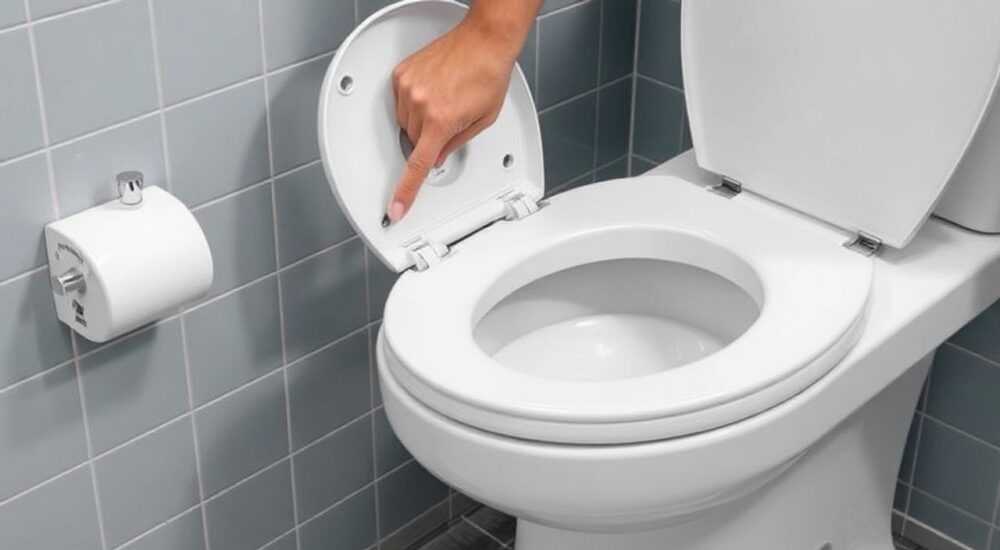 Как снять крышку унитаза grohe с микролифтом