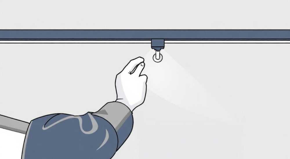 Как собрать раздвижной карниз legrand