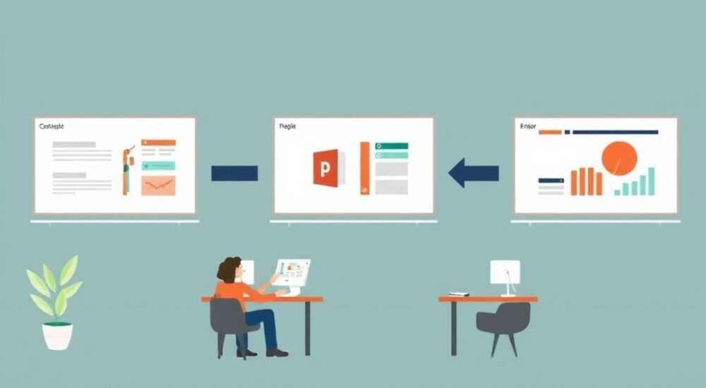 как соединить презентации в powerpoint в одну
