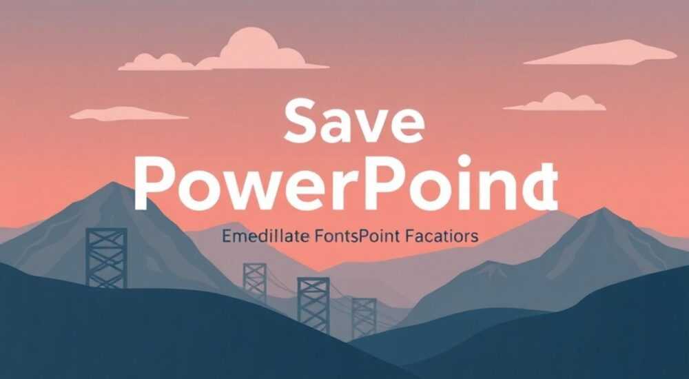 Как сохранить презентацию в powerpoint с шрифтами