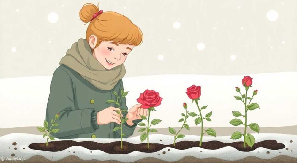 Как сохранить саженцы розы купленные зимой