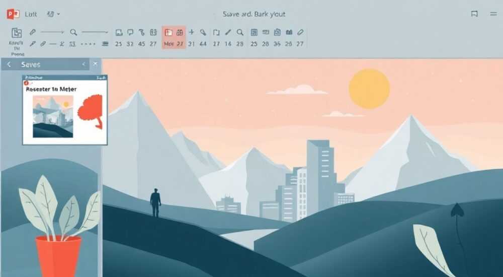 Как сохранить тему в powerpoint