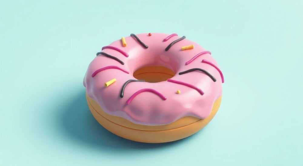 Как создать пончик в blender