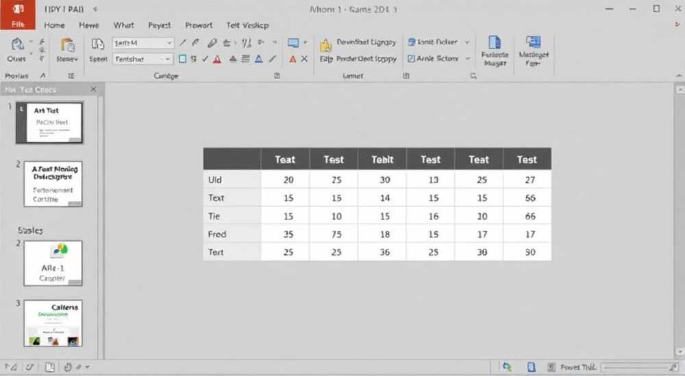 Как создать таблицу в powerpoint