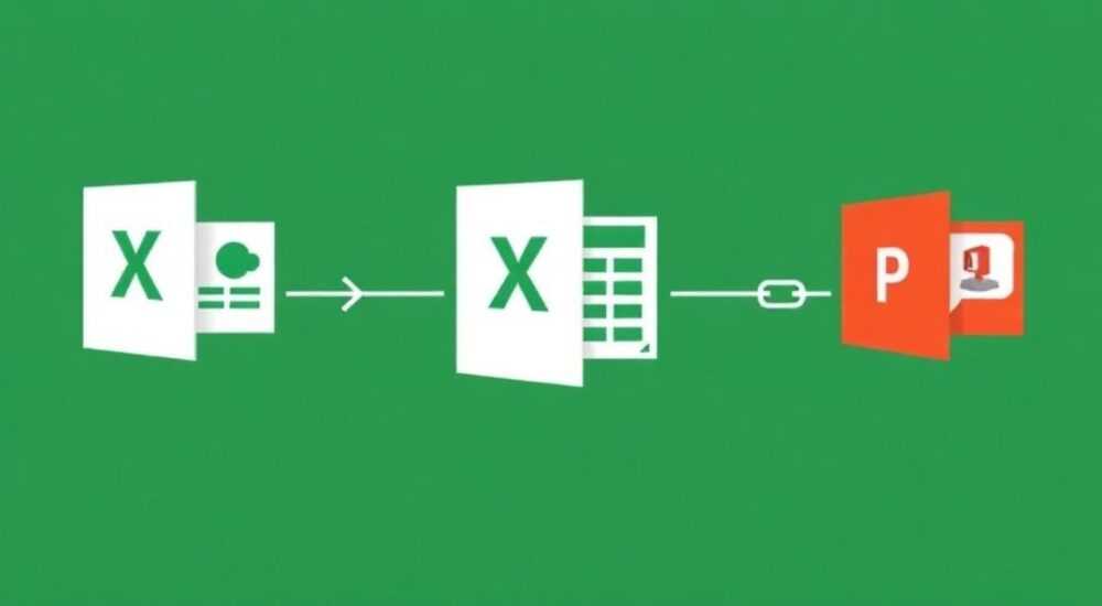Как связать excel и powerpoint